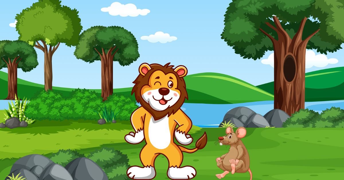 Aslan ve Fare Hikayesi 6 Aslan İle Fare