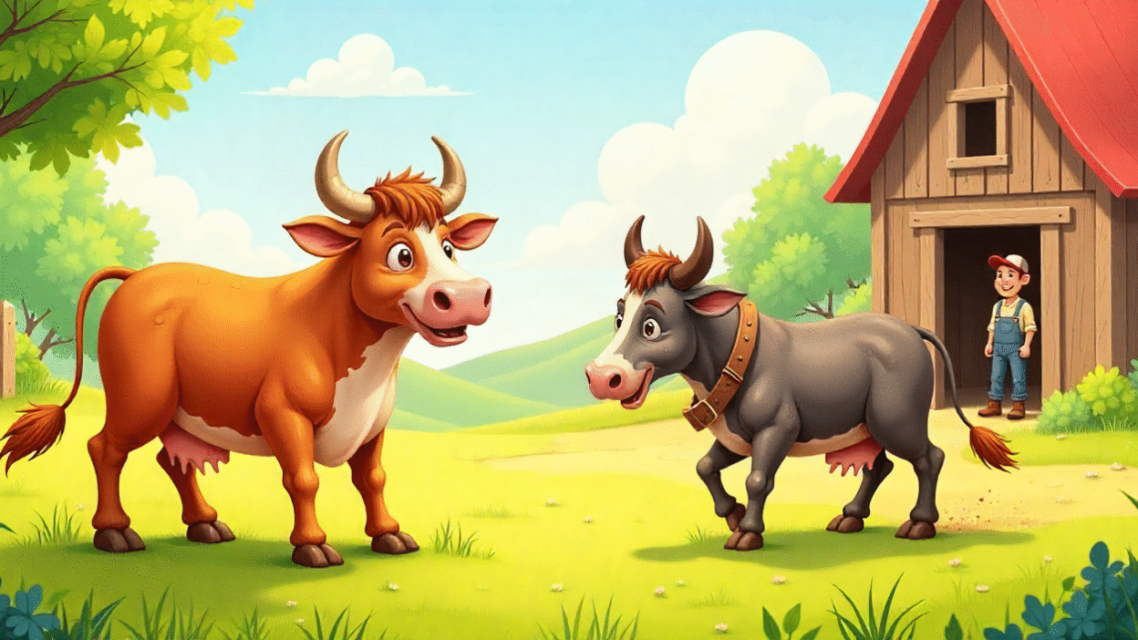 Eşek, Öküz ve Çiftçinin Öyküsü 1 Eşek, Öküz ve Çiftçi