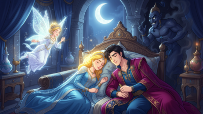 Prens Kamerüzzaman ve Prenses Bedure'nin efsanevi karşılaşması.